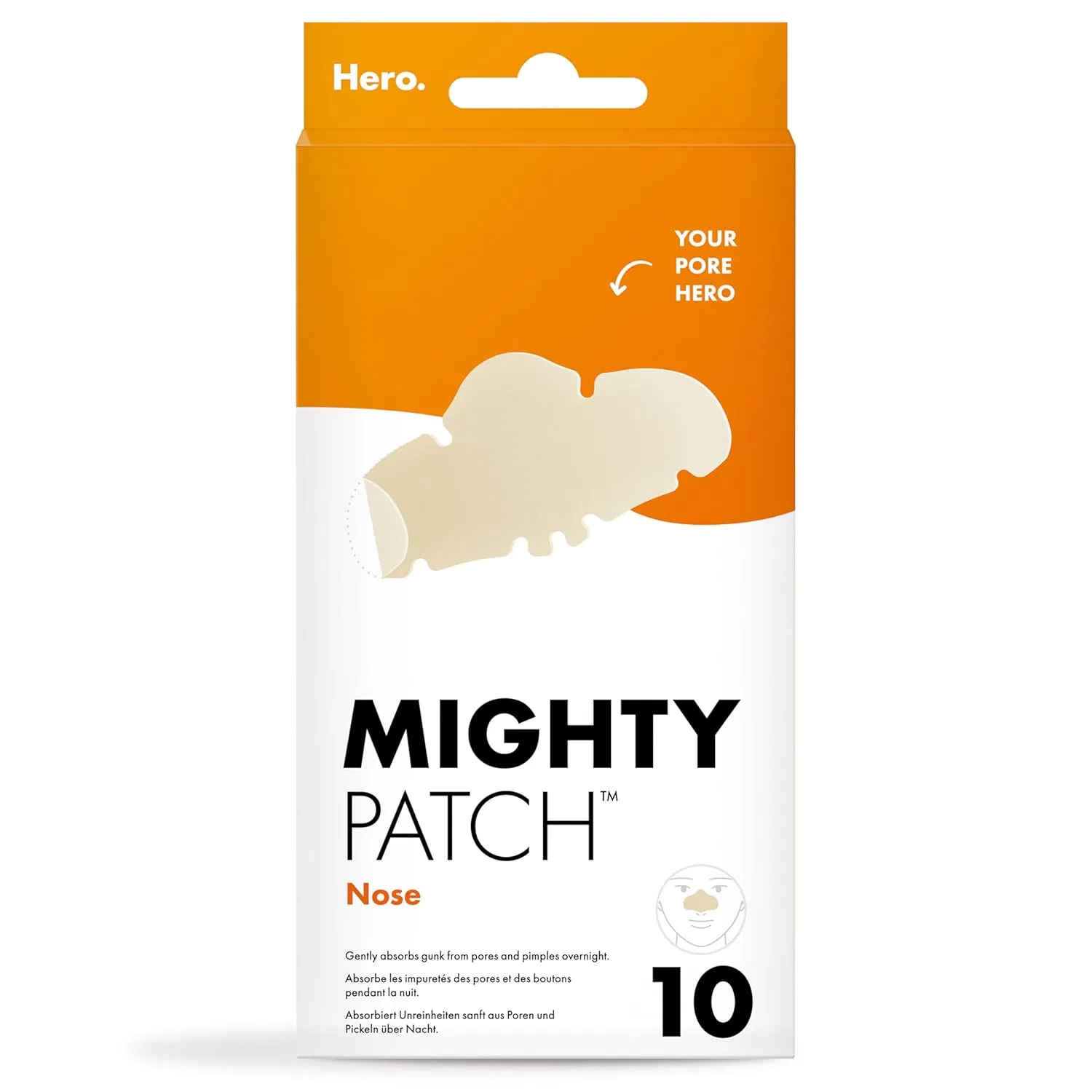 Гидроколлоидные ночные пластыри для носа «Mighty Patch» от Hero Cosmetics Hero Cosmetics