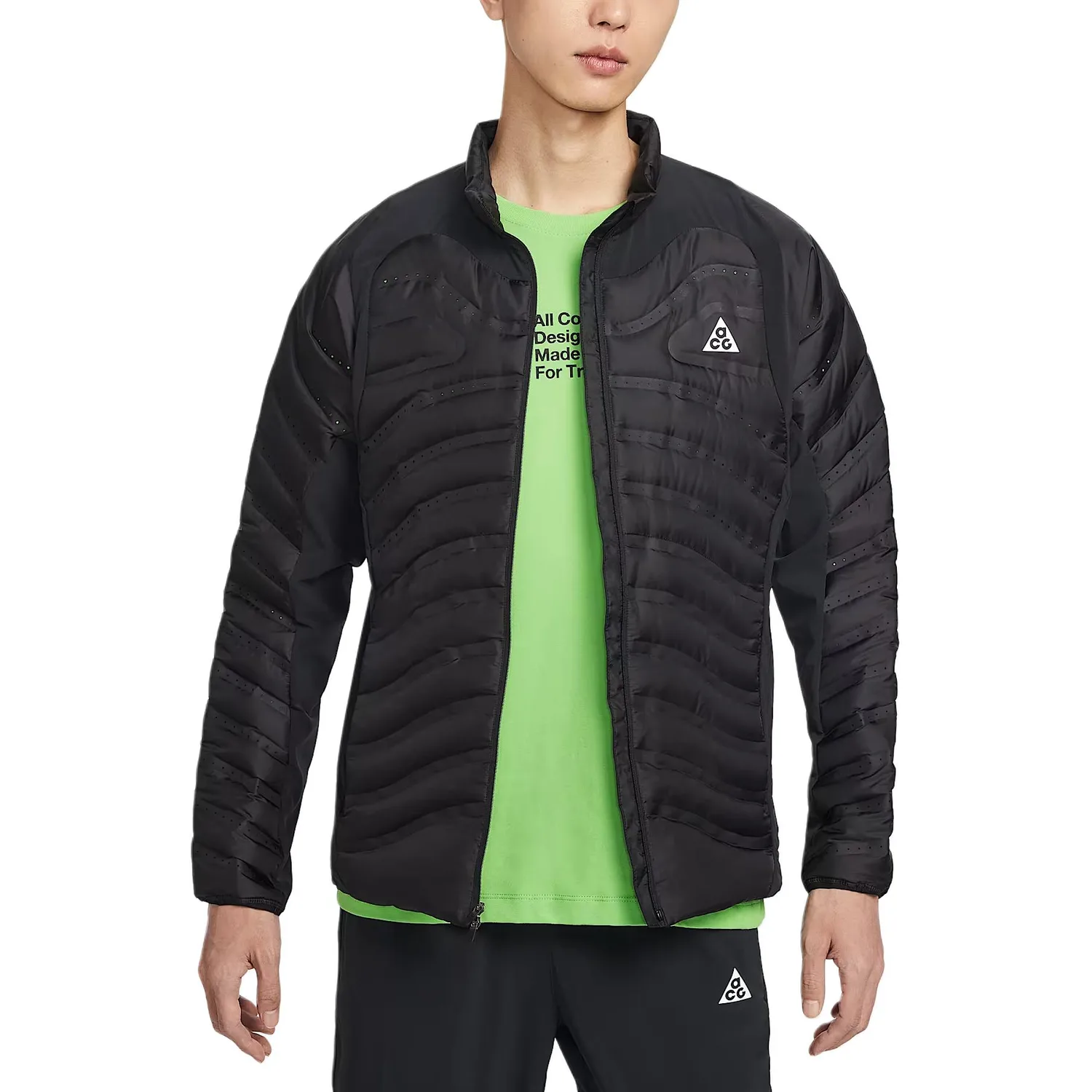 Куртка пуховая мужская ACG 'Lava Loft' Nike, Black/Black/Black/Mountain White — фото 4