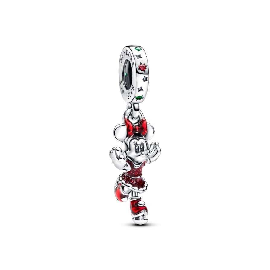 

Шарм Minnie Mouse Ice Skating Dangle Pandora, стерлинговое серебро