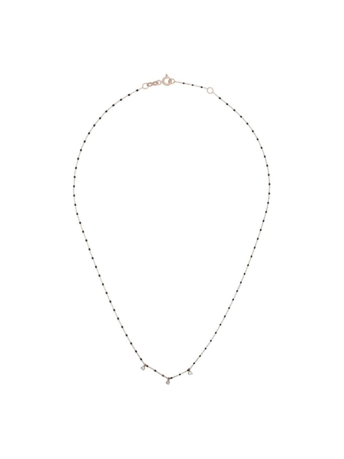 

Золотое колье с бриллиантами Gigi Clozeau, золотой