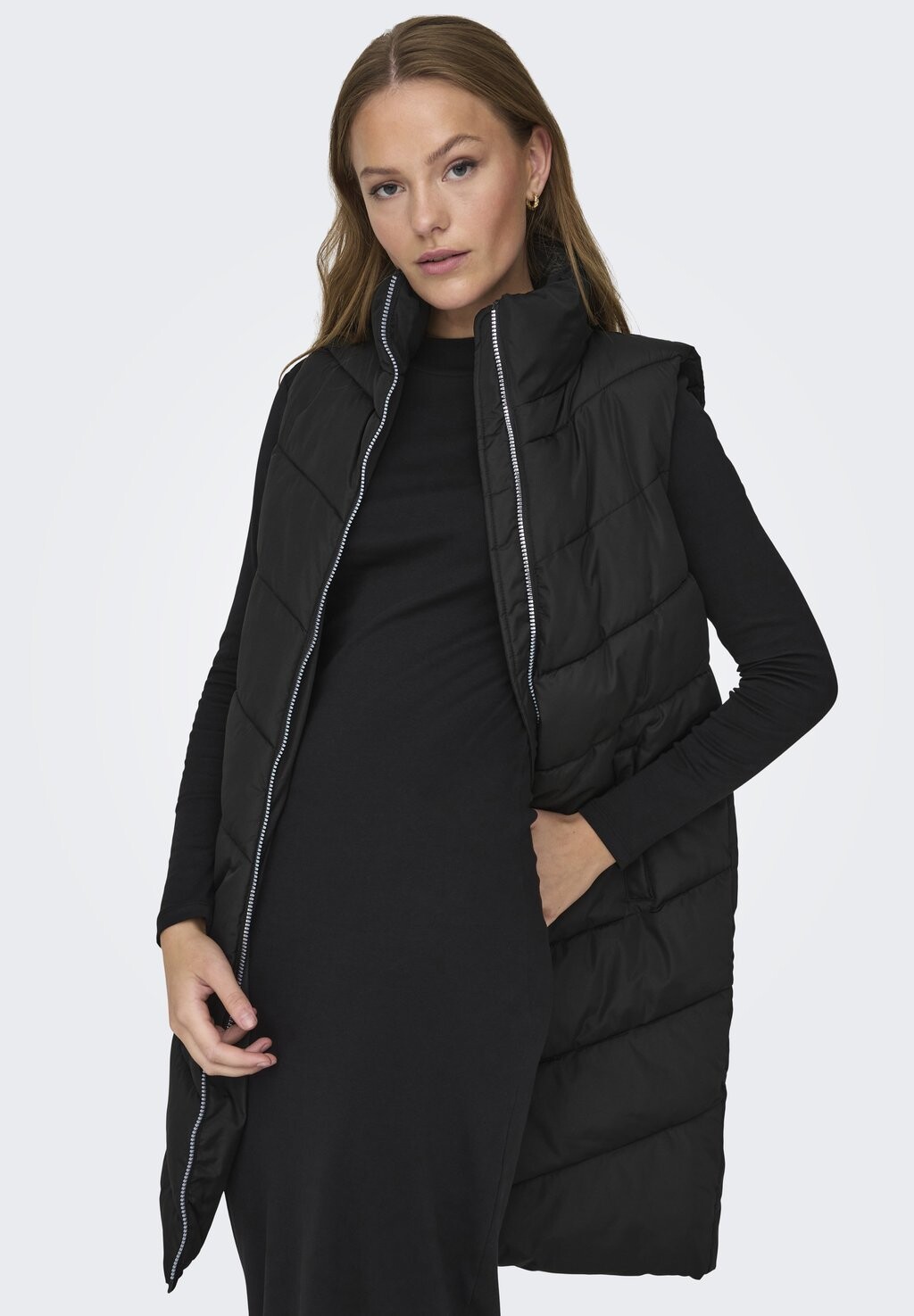

Жилет JDY FINNO PADDED NEW, цвет black/silver