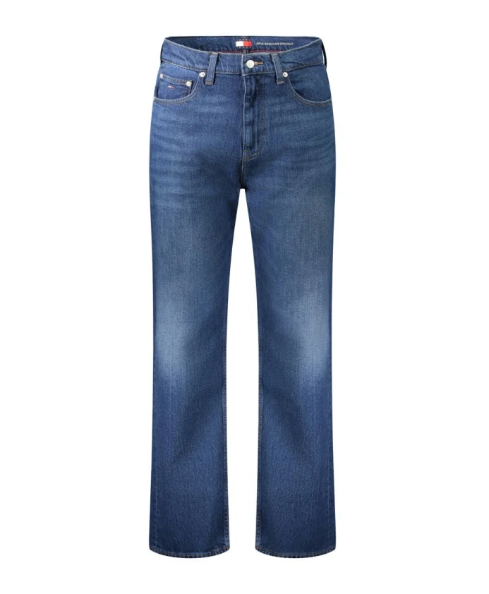 

Синие хлопковые мужские джинсы Tommy Hilfiger, синий