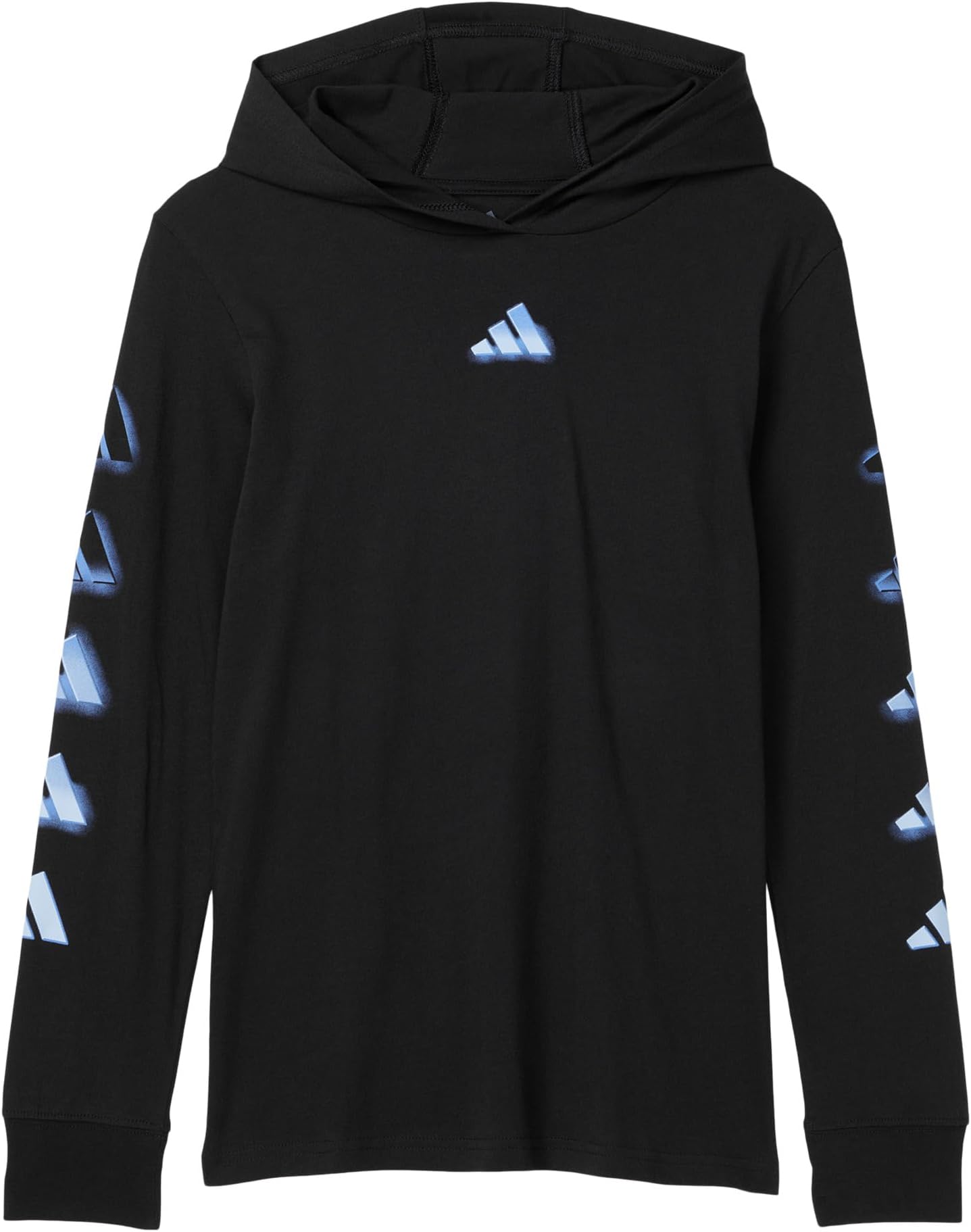 

Футболка с капюшоном и логотипом Overspray adidas Kids, Black W/Blue