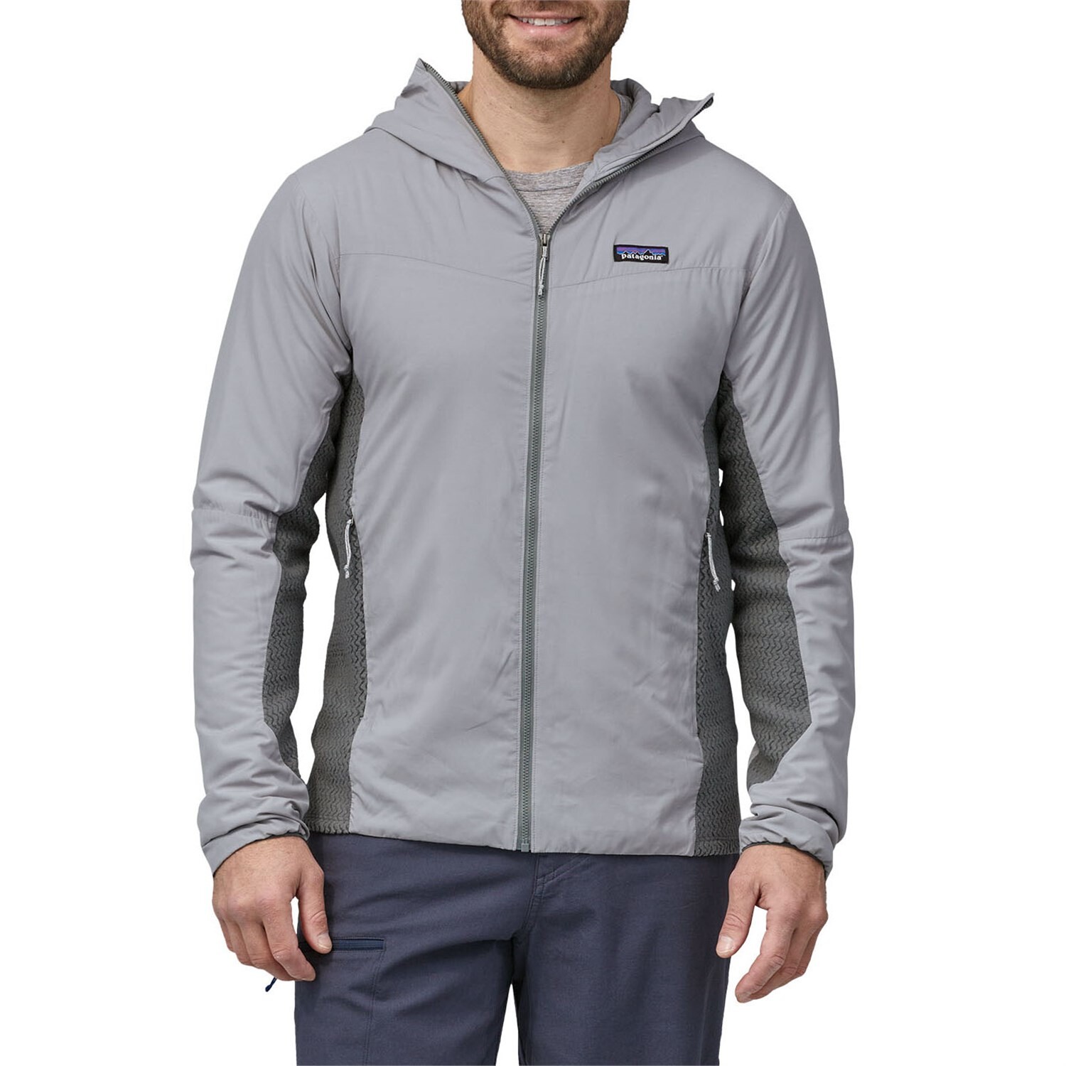 

Худи Patagonia Nano-Air Light Hybrid, цвет Salt Grey