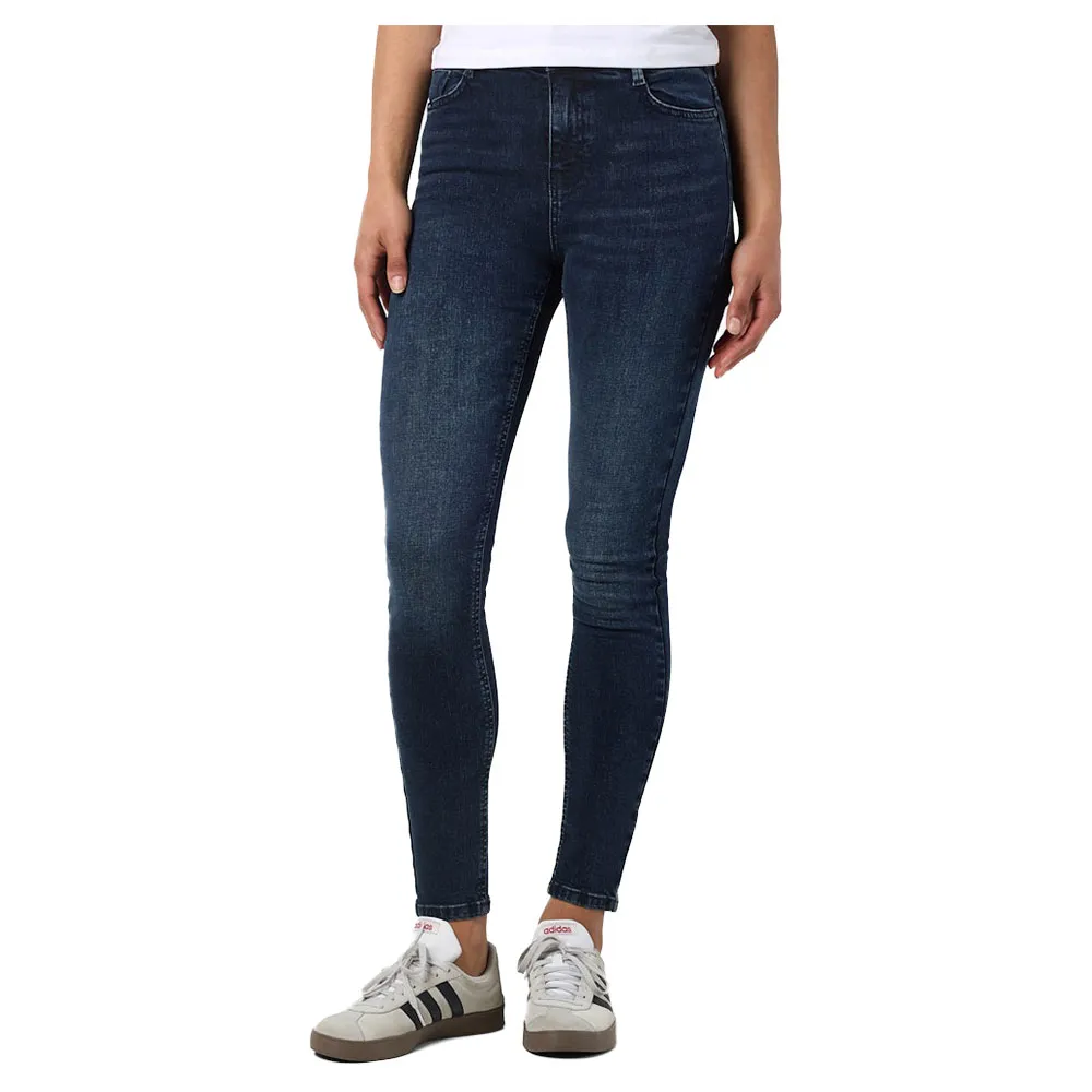

Джинсы Noisy May Sendie Authentic Skiny Az445Db high waist, синий