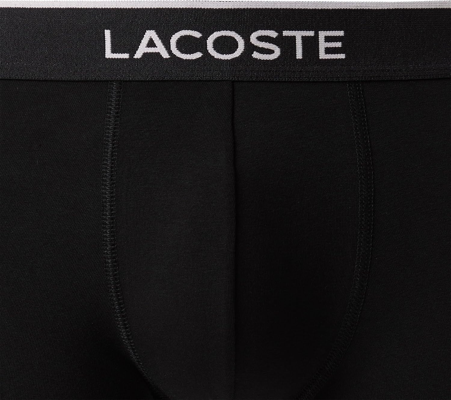 Трусы Lacoste Essentials, мужские, хлопковые эластичные, набор из трех комплектов — фото 2
