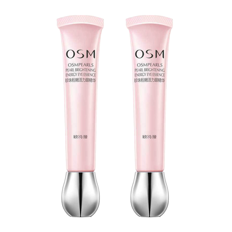 OSM Сыворотка для глаз Pearl Soft Pink Active подтягивающая, увлажняющая, питающая, восстанавливающая, гидратирующая 20мл/20мл*2 — фото 2