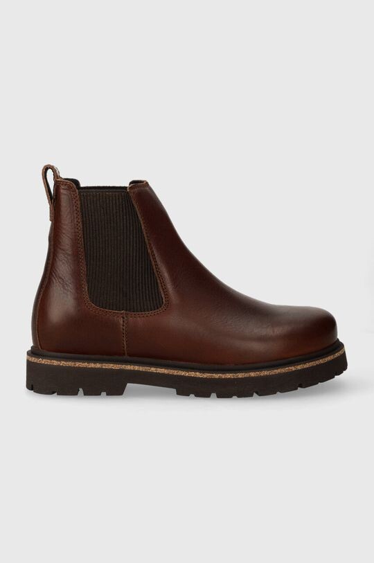 

Кожаные ботильоны без шнуровки Highwood Birkenstock, коричневый