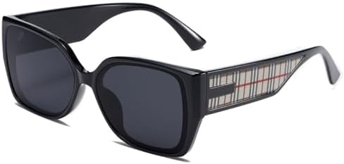 

Классические полосатые солнцезащитные очки «кошачий глаз» для женщин, модные солнцезащитные очки для мужчин, винтажные очки, большие женские солнцезащитные очки MTZJH, Black Black