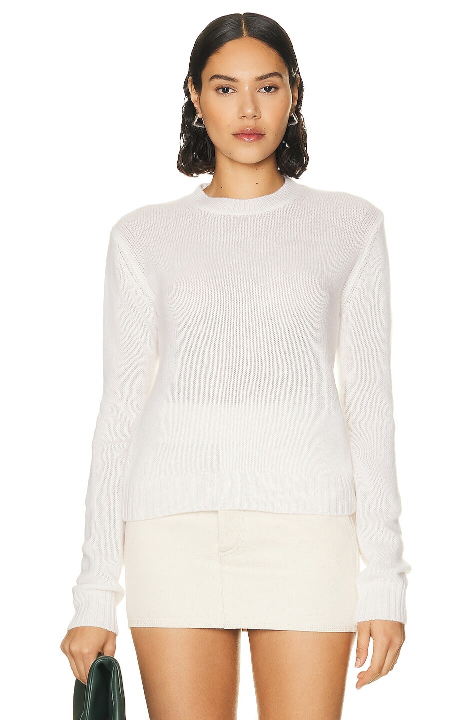 

Свитер Enza Costa Long Sleeve Cashmere Crew Neck, цвет Chalk