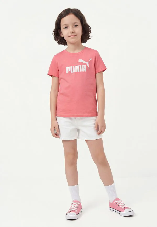 Футболка с логотипом ess № 1 и принтом. Puma, Wild Pink