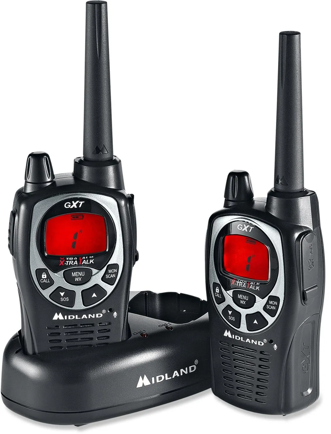 

GXT1000VP4 Двухдиапазонные рации GMRS Midland, Black/Silver
