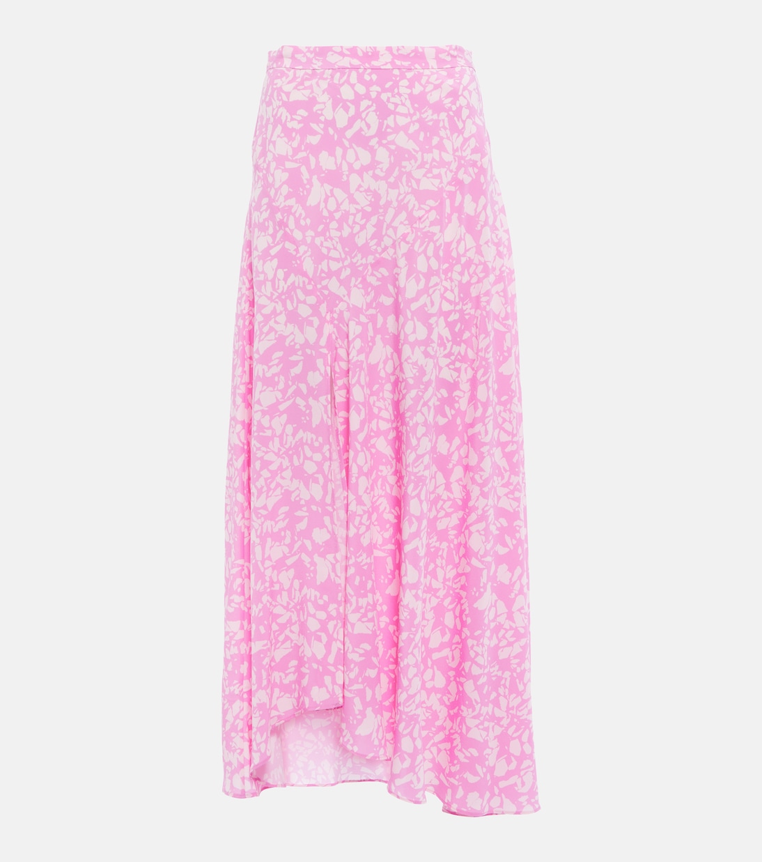 

Юбка миди из смесового шелка Sakura Isabel Marant, розовый