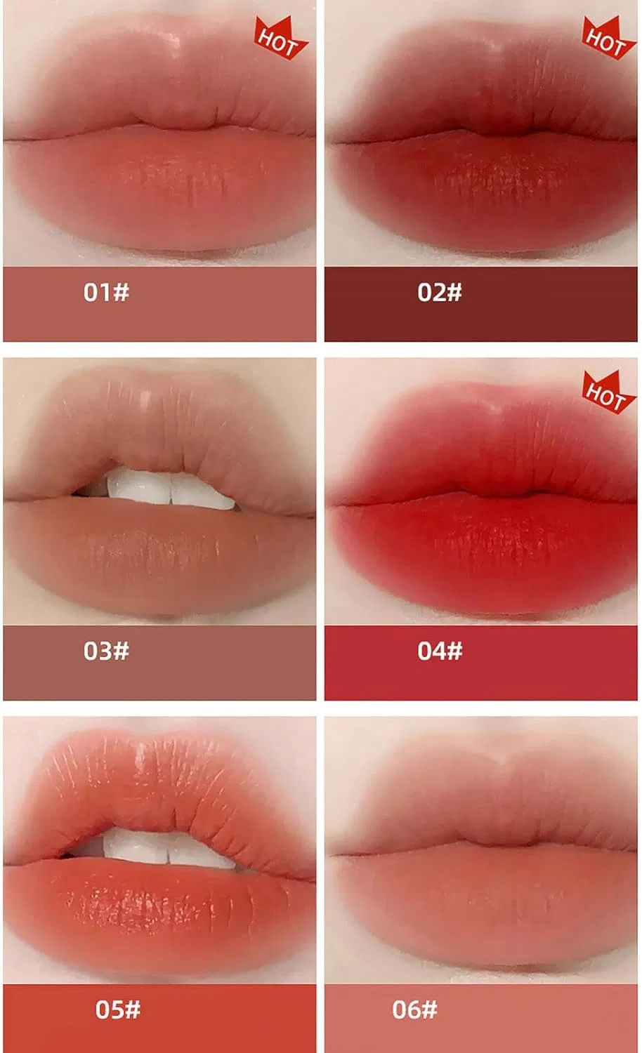 Автоматическая подводка для губ матовая стойкая Generic, цвет E — фото 4