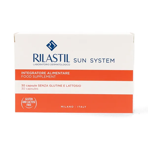 

Биологически активная добавка Sun System Oral Rilastil, 30 UD