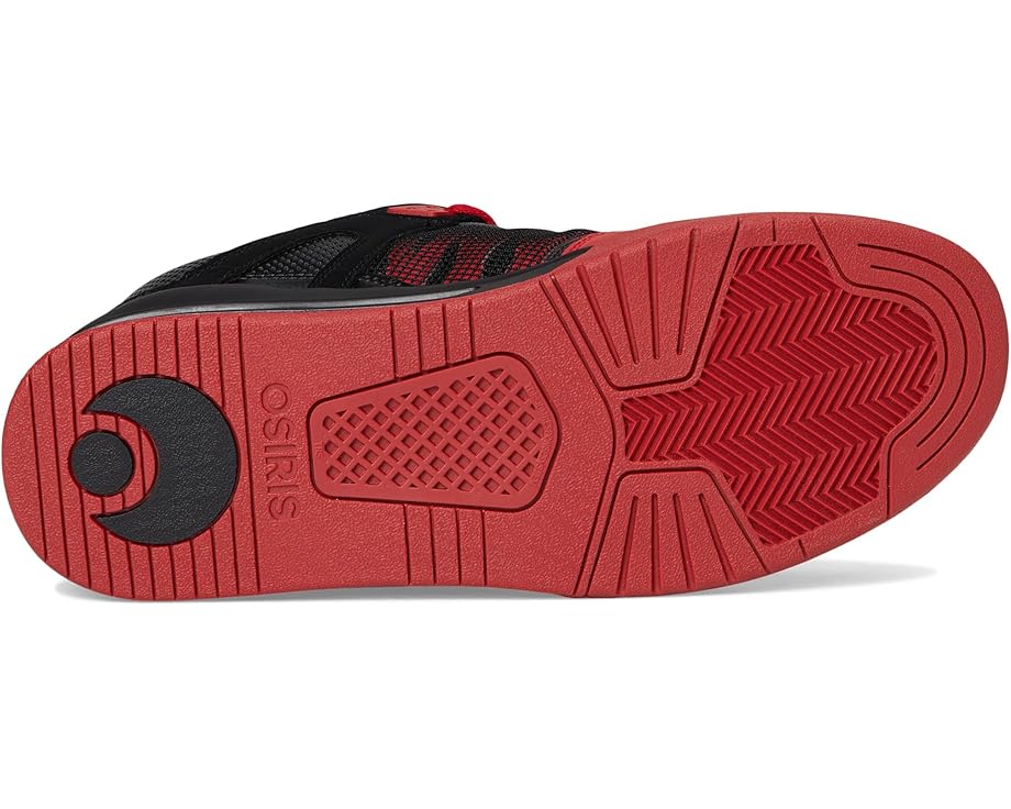 Мужские кроссовки Osiris Pixel, Black/Red/Gum — фото 3