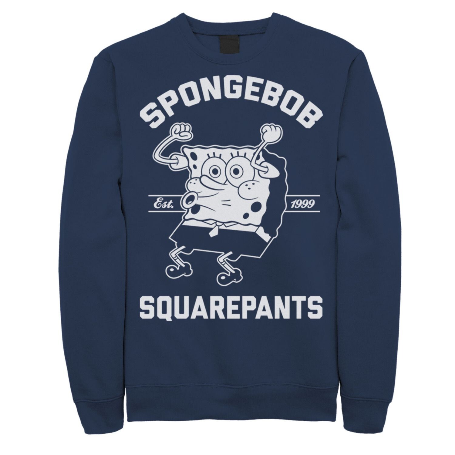 

Мужской свитшот Nickelodeon SpongeBob SquarePants Excited Founded 99 Licensed Character, синий