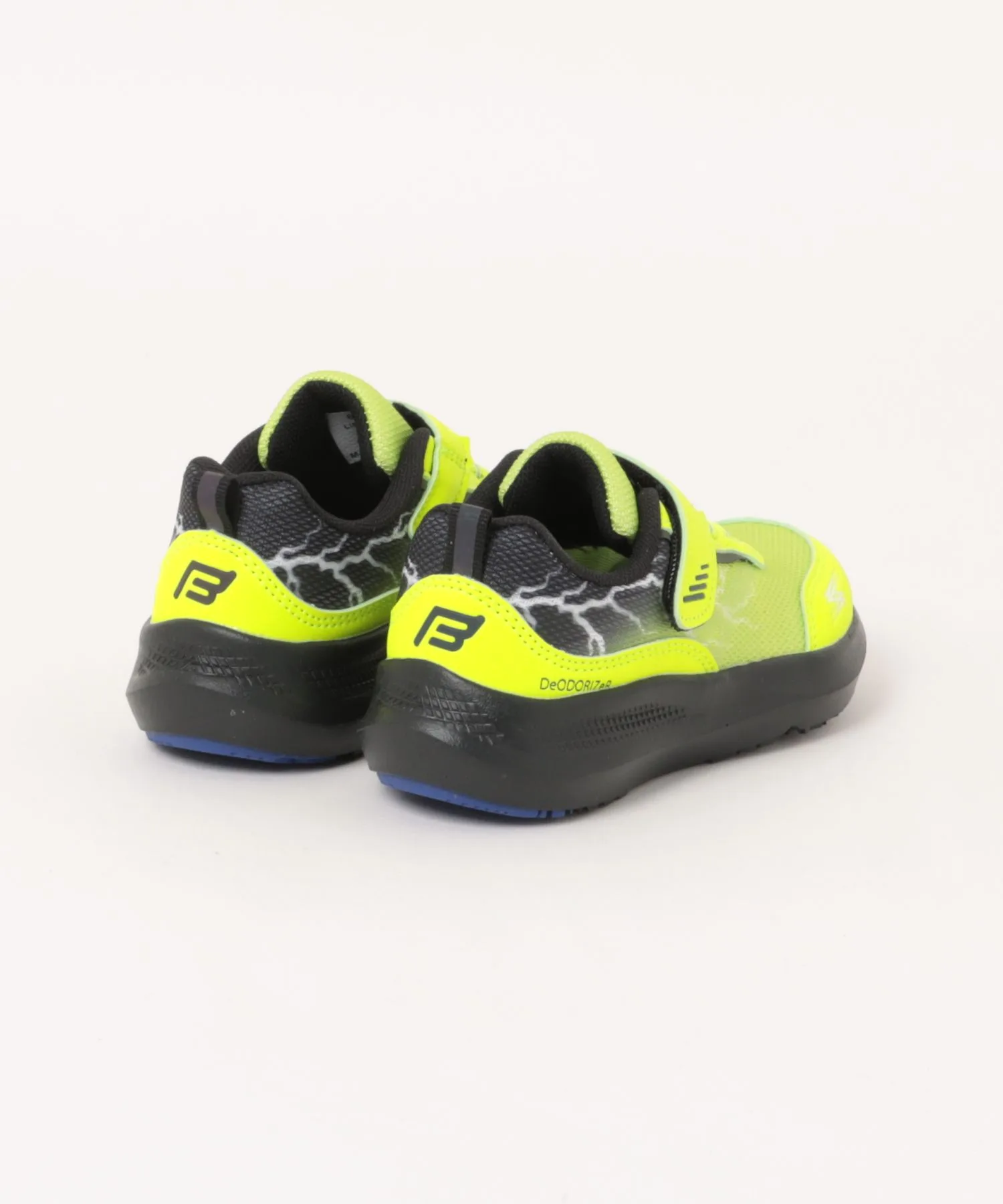 Кроссовки для детей с застежкой Velcro и светоотражателями Bio Fitter Lime — фото 2