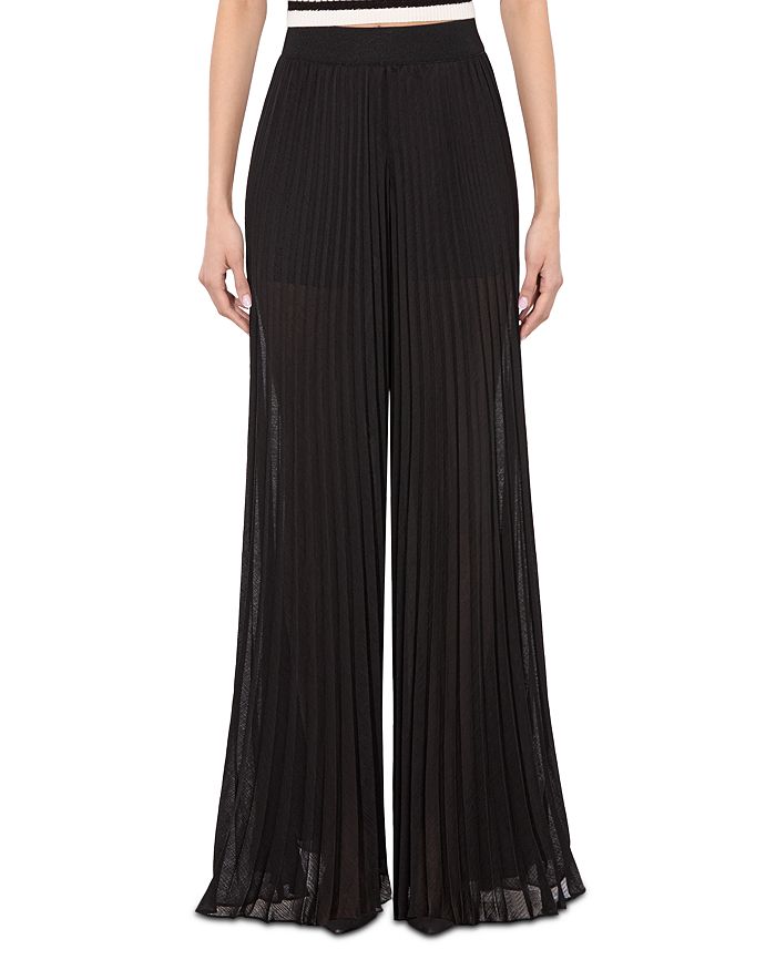 

Афина Брюки со складками Alice and Olivia, черный