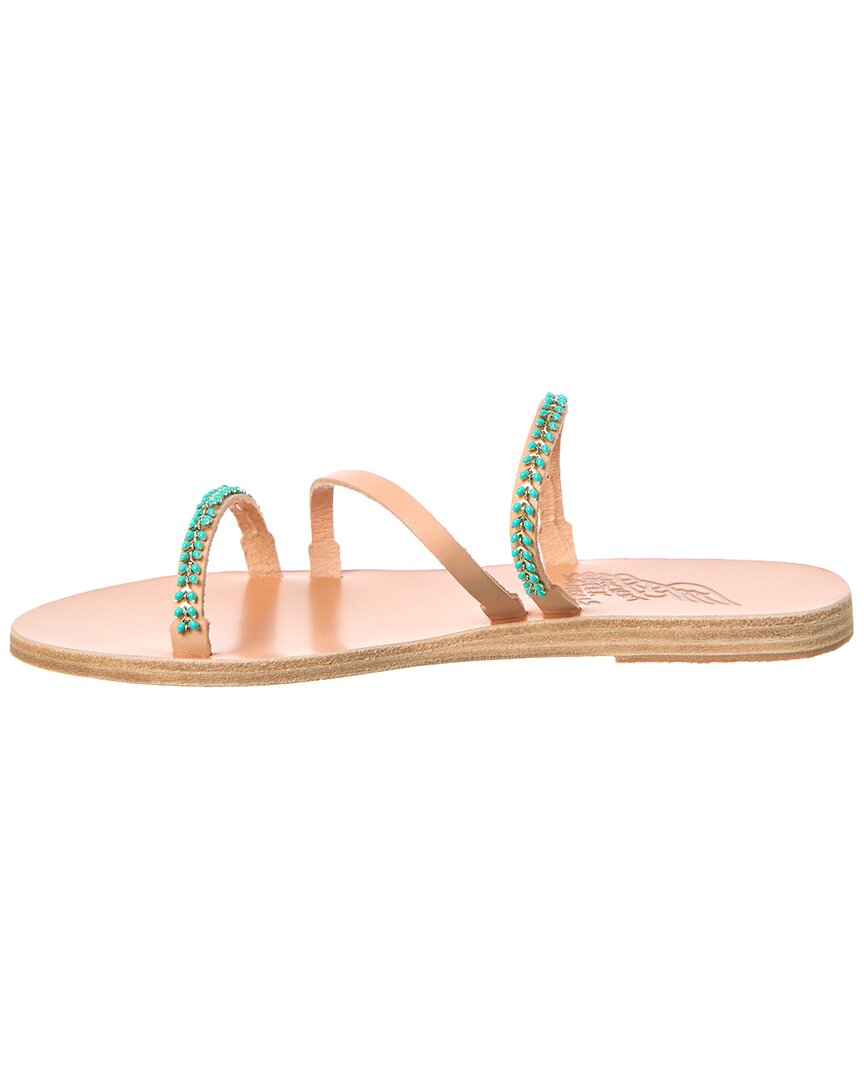 Древнегреческие сандалии Apli Polytimi Кожаные сандалии Ancient Greek Sandals, синий — фото 2