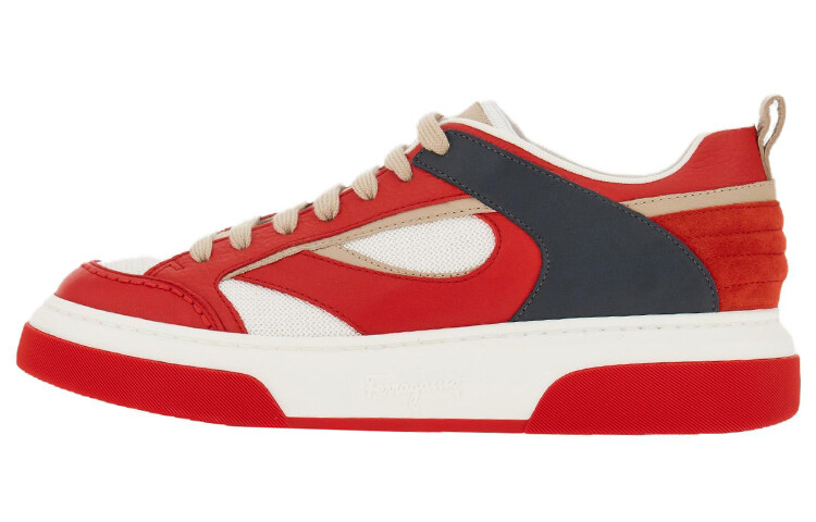 

Скейтбординговые туфли мужские низкие красные Ferragamo, Красный, Скейтбординговые туфли мужские низкие красные Ferragamo