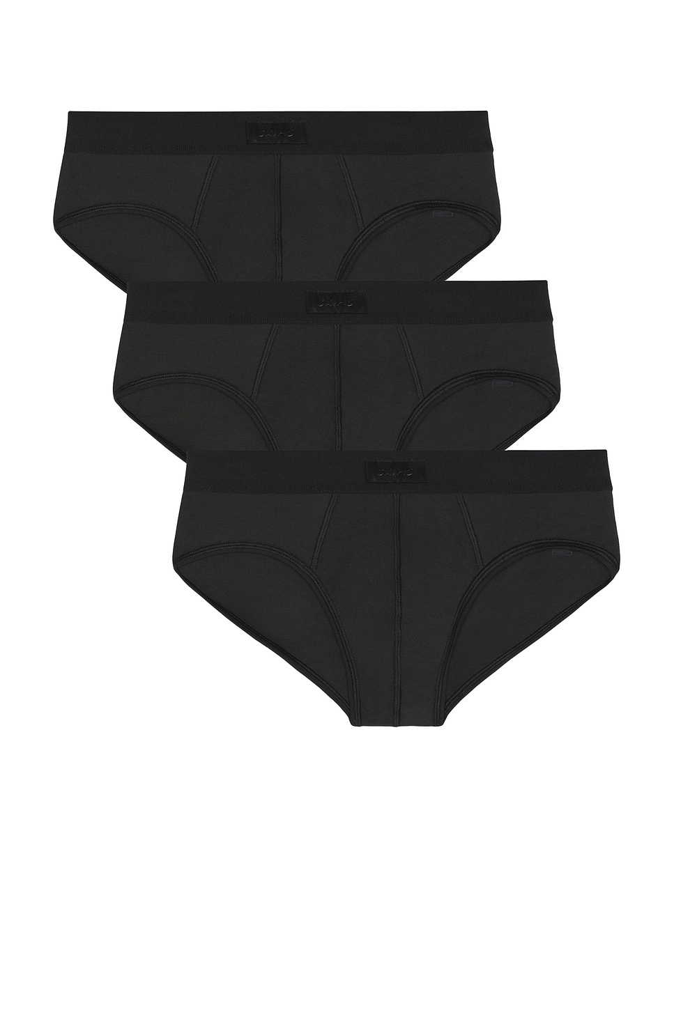 

Хлопковые трусы 3 шт Skims, Onyx