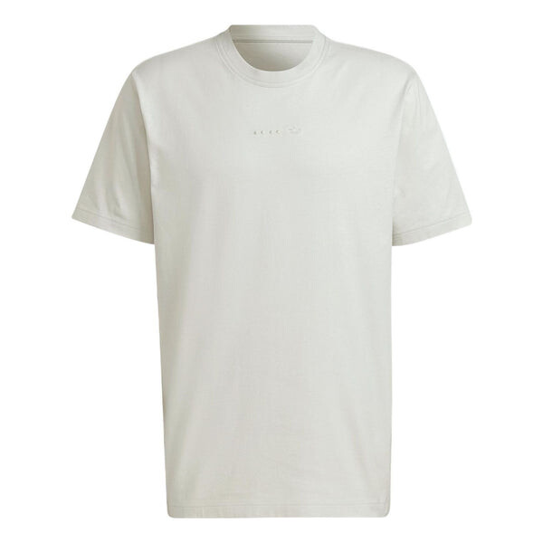 

Футболка Men's adidas originals Ess Tee Solid Color Sports Round Neck Short Sleeve Gray T-Shirt, серый