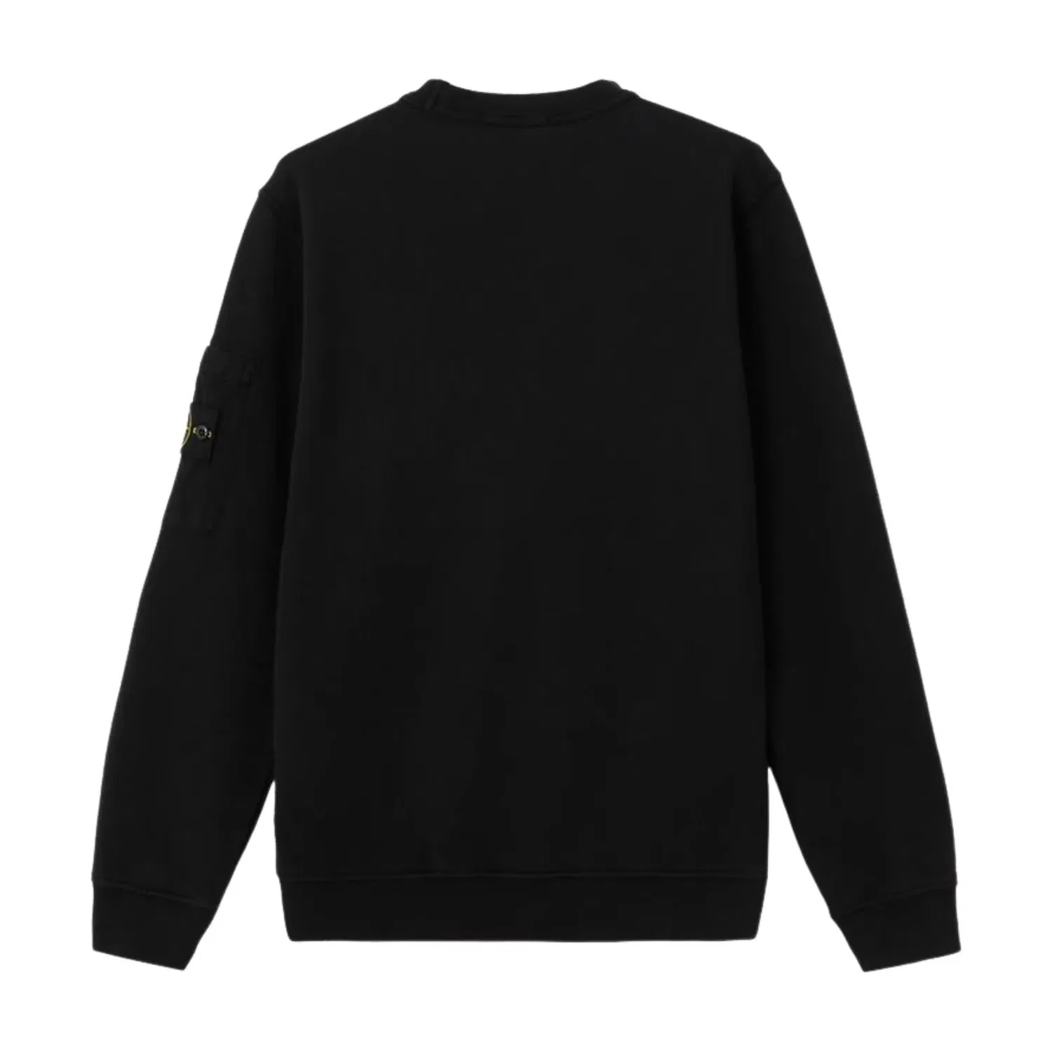 Сезонная толстовка с карманом и круглым вырезом, цвет «Черный»STONE ISLAND 6100019 — фото 2