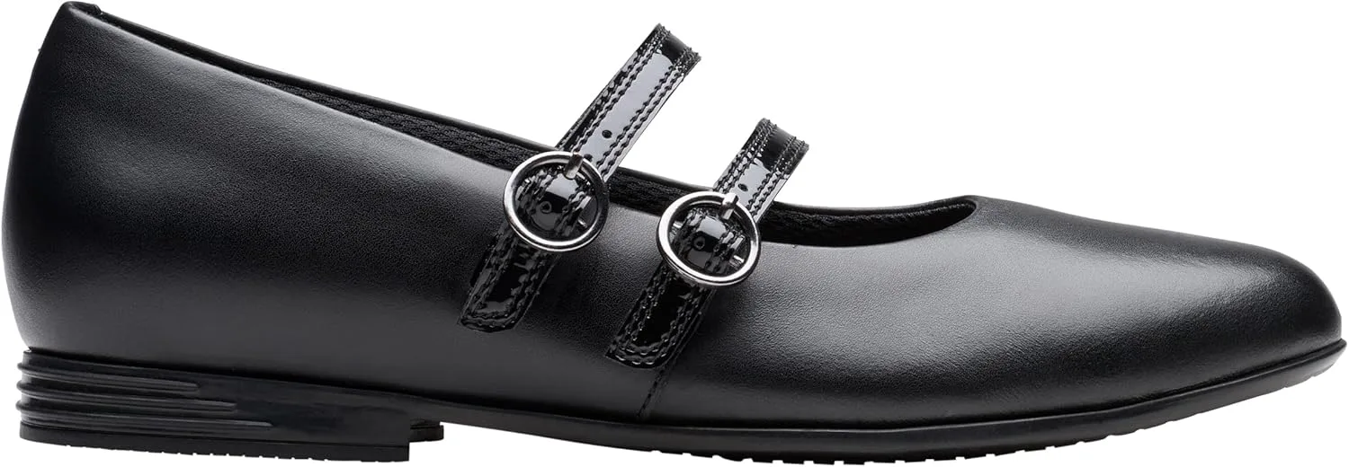 Кроссовки унисекс Clarks Originals Finja Bar Y, черная кожа