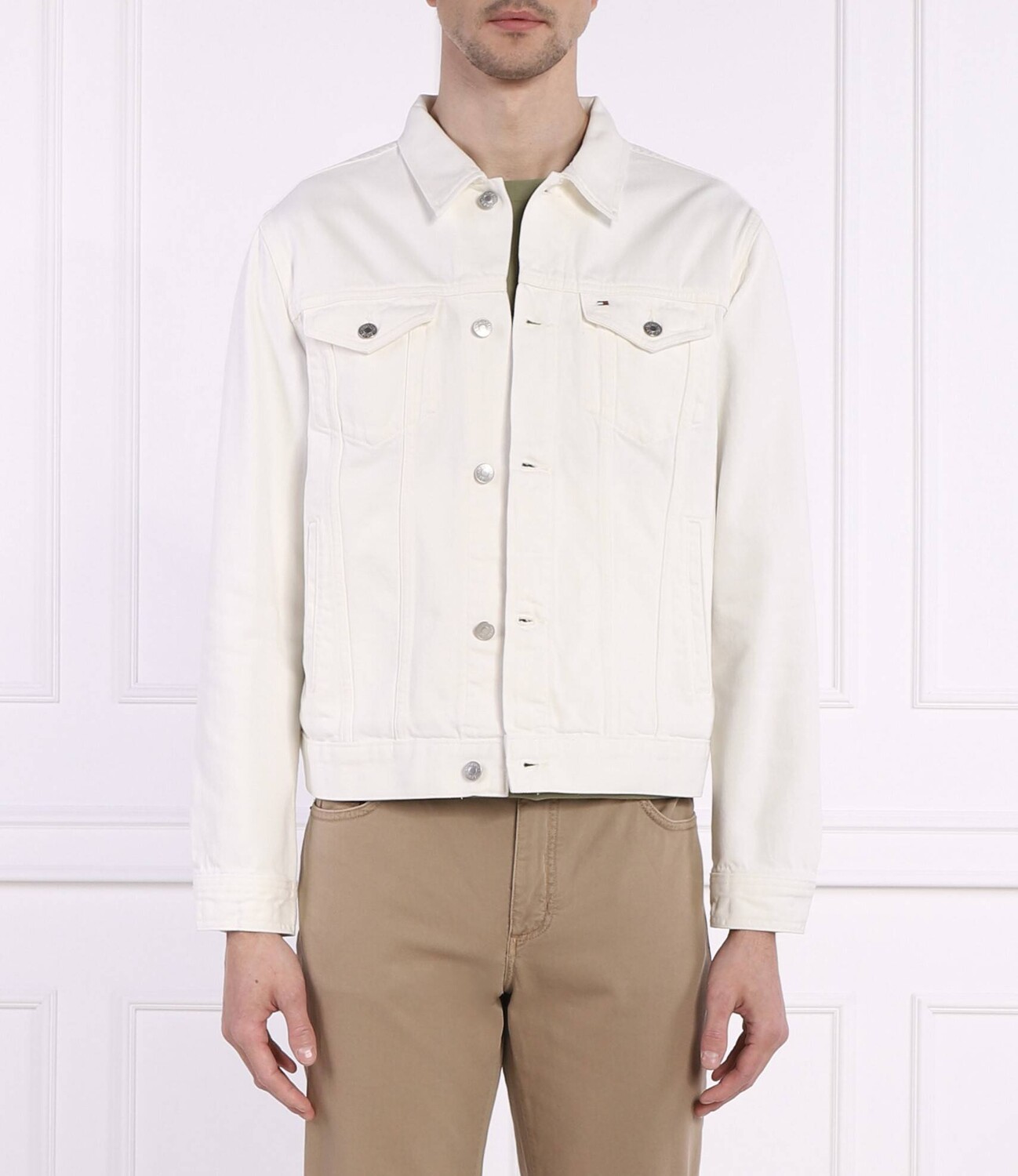 

Куртка Tommy Hilfiger di jeans TRUCKER JKT RGD GABE Regular Fit, белый