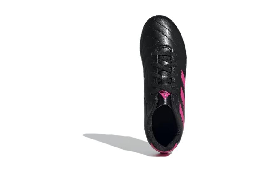 Футбольные бутсы Goletto Kids для детей Adidas, черный/розовый — фото 4