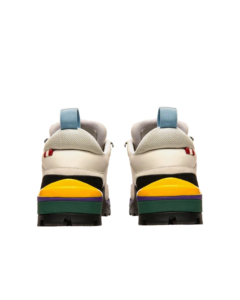 Женские кроссовки Bally Hike 6239703 из телячьей кожи пыльно-белого цвета — фото 3