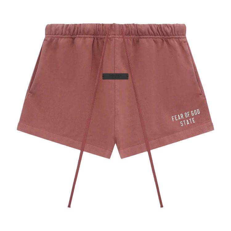 

Джерси Fear of God Essentials Heavy Jersey Soccer Short Crimson, красный