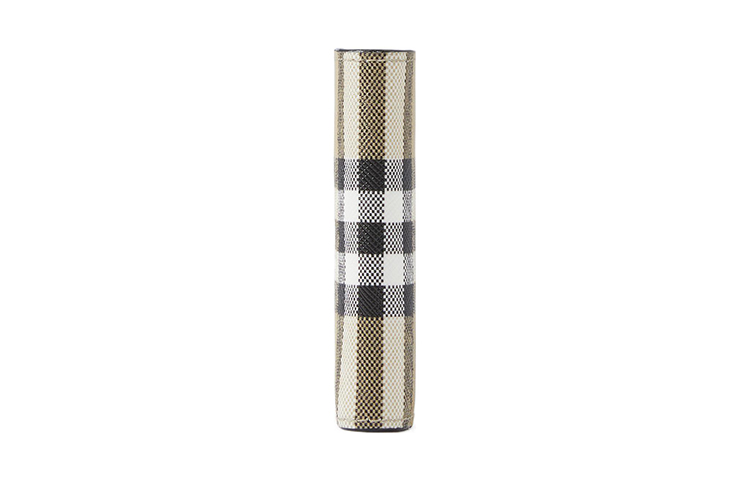 Кожаные визитницы кошельки для монет мужские бежевые Burberry — фото 2