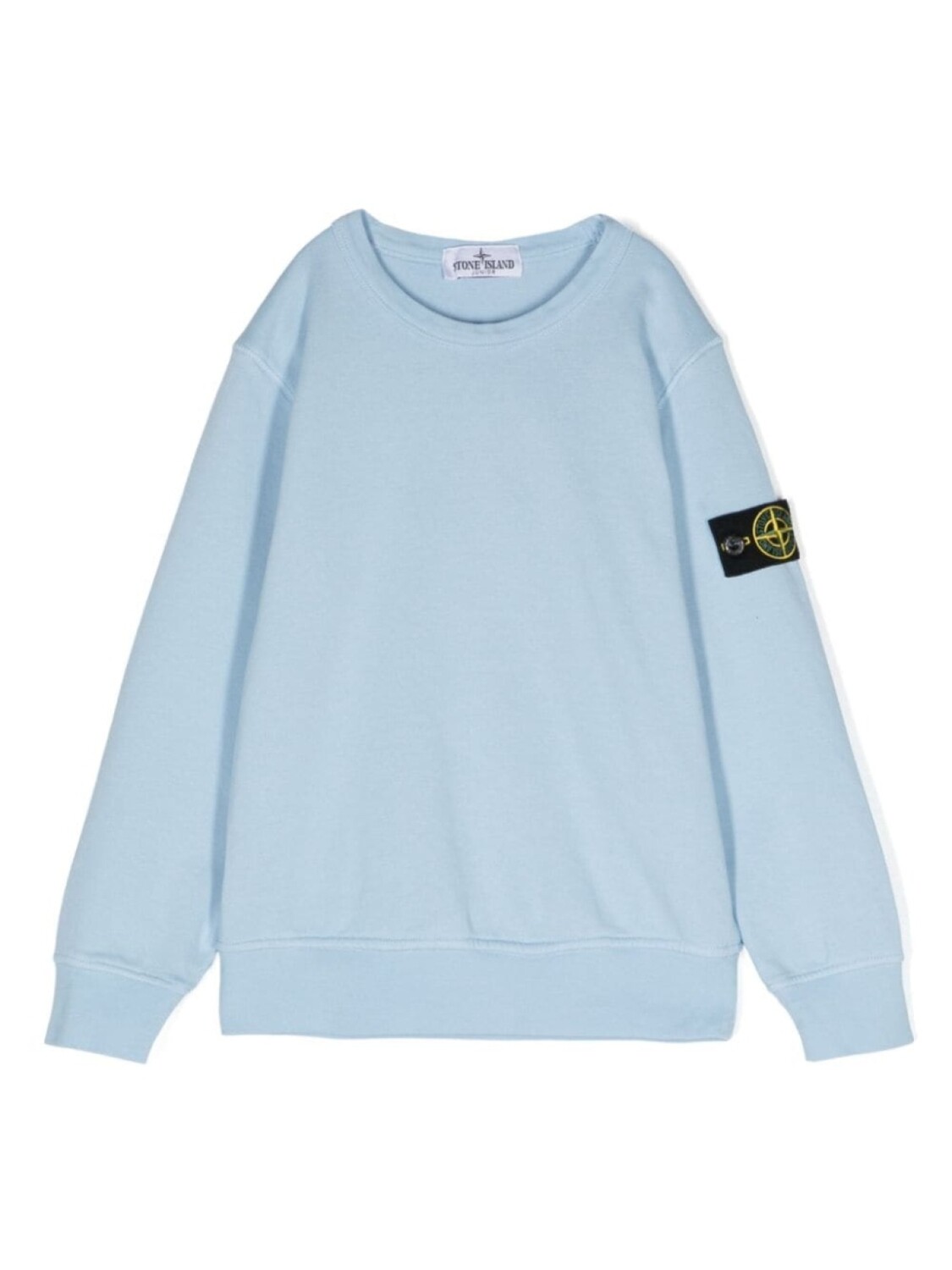 

Stone Island Junior толстовка с нашивкой Compass, синий