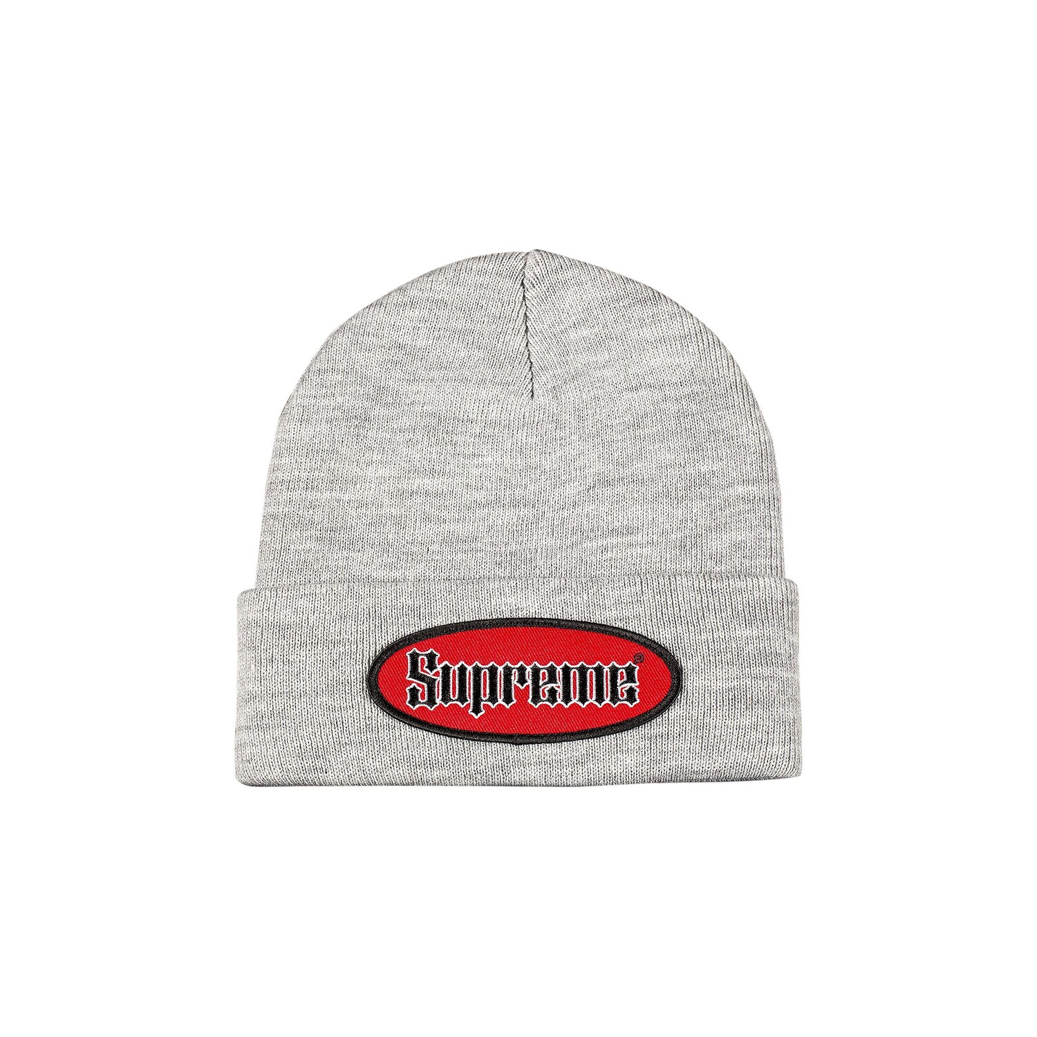 

Шапка-бини Supreme Oval Patch Heather Grey