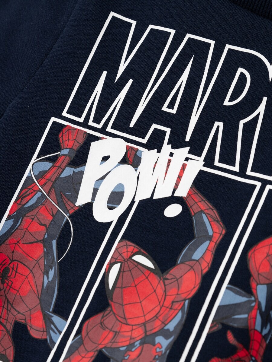Толстовка NAME IT Jessie Spiderman, цвет marine blue/Light blue — фото 3