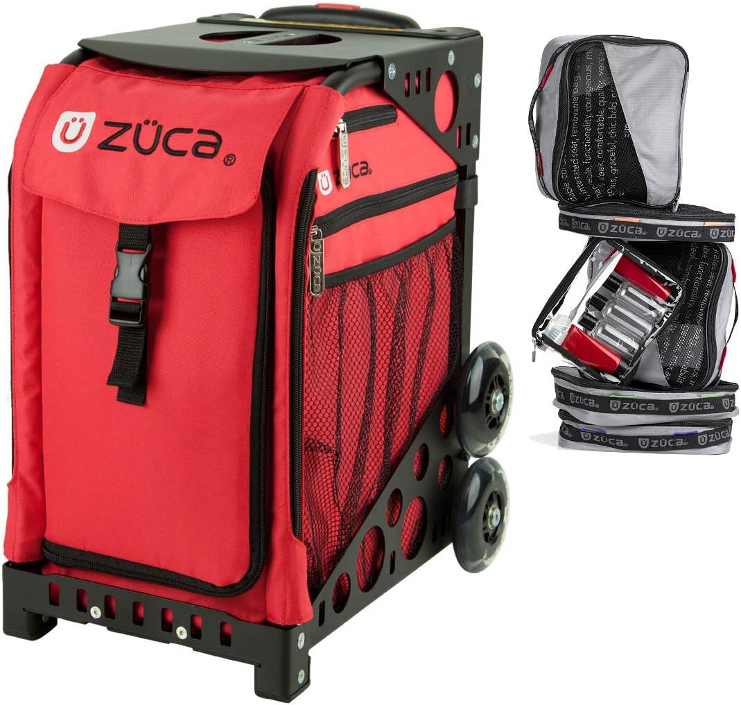 

Спортивная сумка-вкладыш Zuca "Chili", черная рама, немигающие колеса и набор с чехлом для флаера, Black, Черный, Спортивная сумка-вкладыш Zuca "Chili", черная рама, немигающие колеса и набор с чехлом для флаера, Black