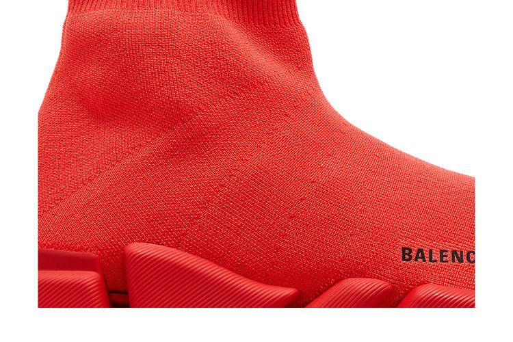Кроссовки Balenciaga Balenciaga Speed 2.0 Sneaker 'Intense Red', красный — фото 3