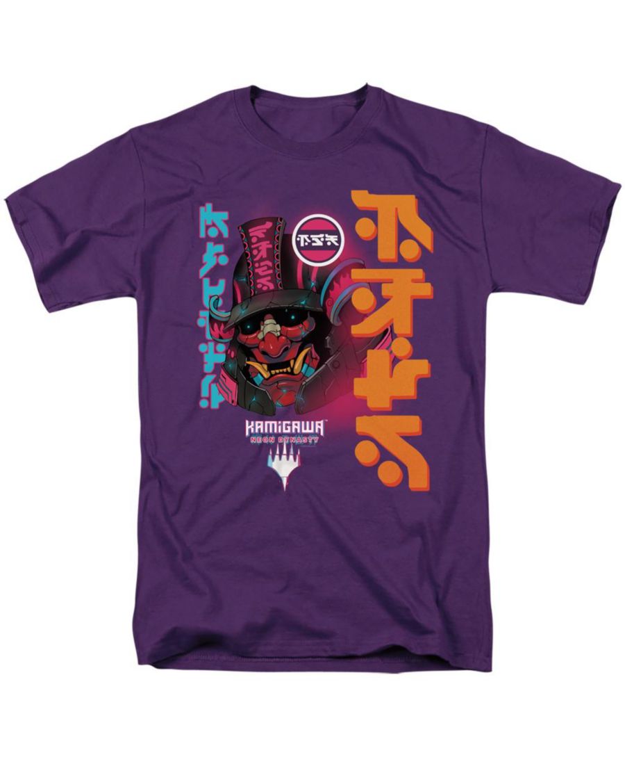 

Футболка большого размера "The Gathering Neon Dynasty Kanji Mask" Magic, Purple, Фиолетовый, Футболка большого размера "The Gathering Neon Dynasty Kanji Mask" Magic, Purple