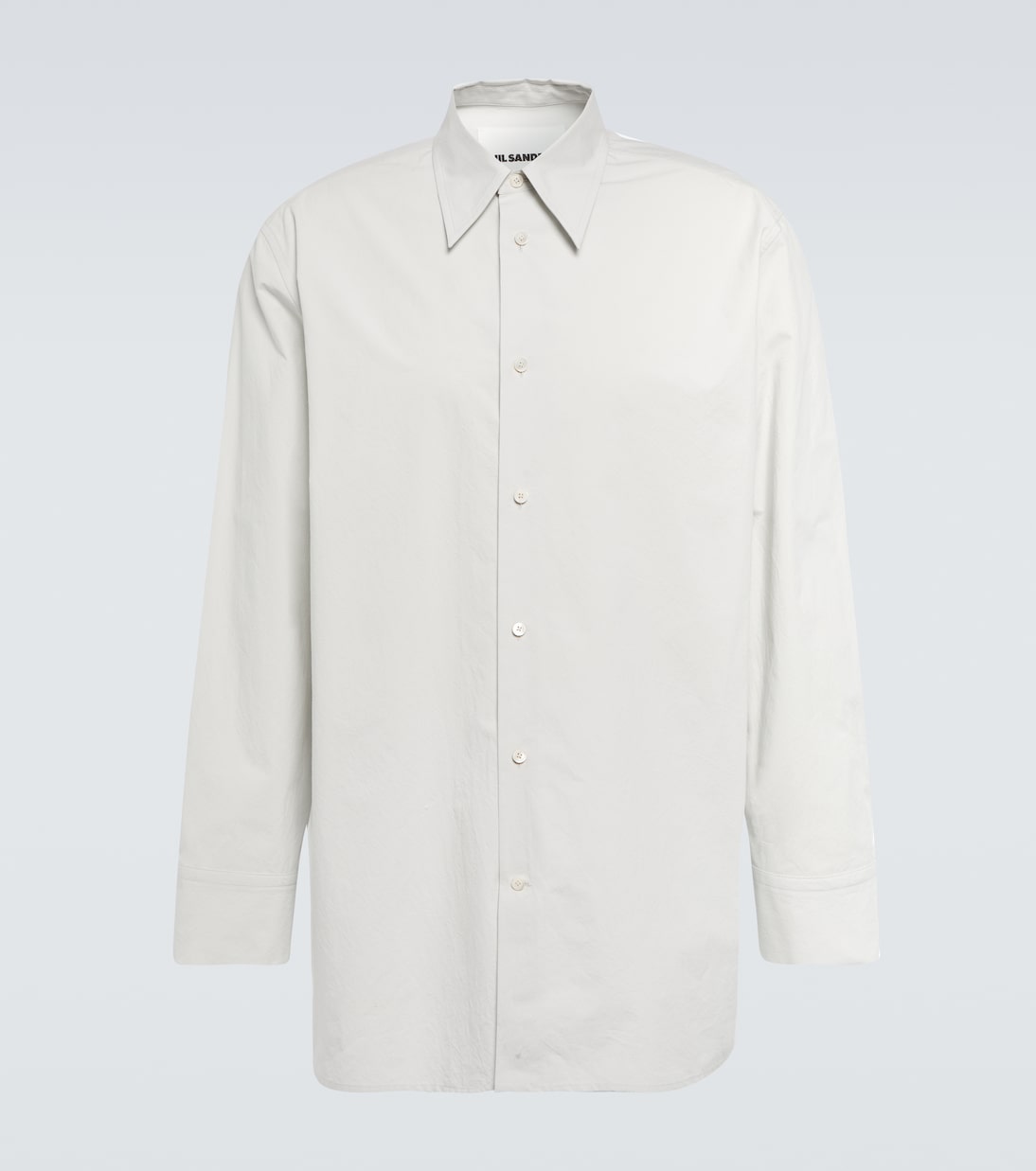 

Рубашка из хлопкового поплина Jil Sander, Mist