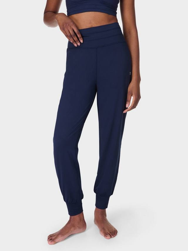 

Спортивные брюки для йоги gaia 27 дюймов Sweaty Betty, цвет Navy Blue