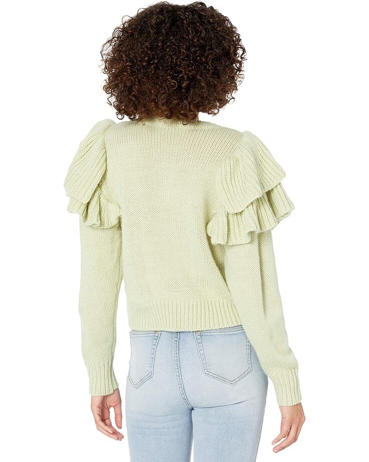 

Свитер MINKPINK Carice Ruffle Knit, цвет Sage