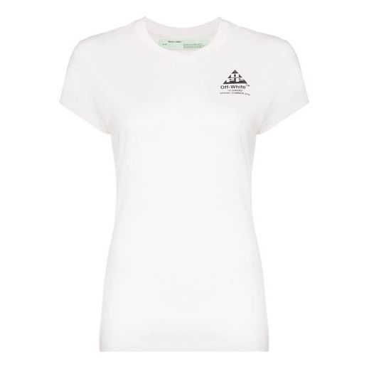 

Футболка virgil abloh cotton fitted tee white Off-White, белый