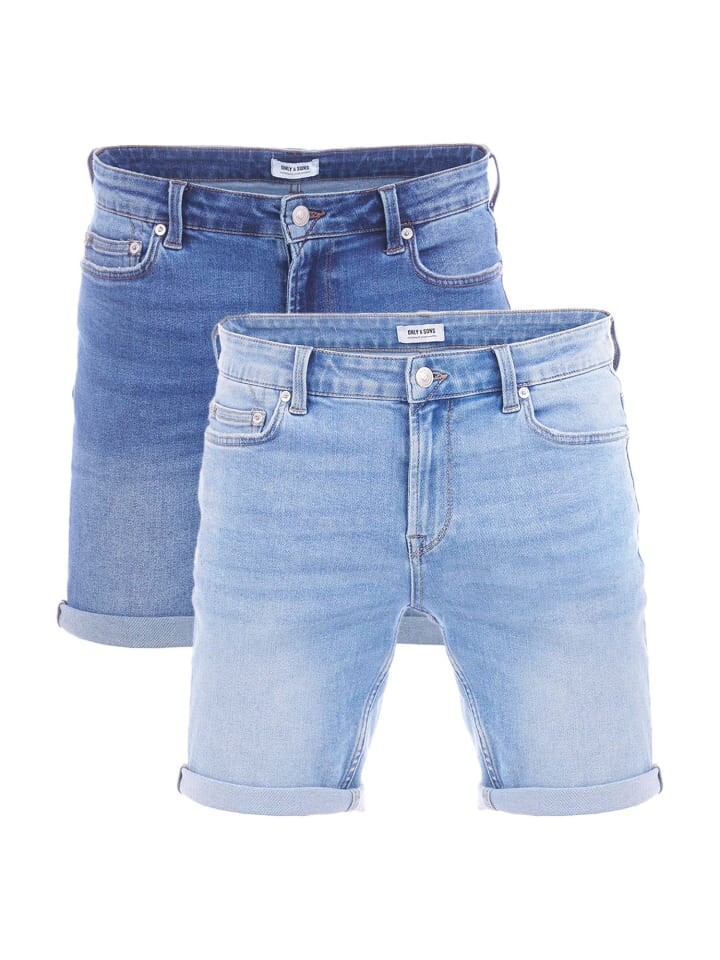 

Тканевые шорты ONLY, синий