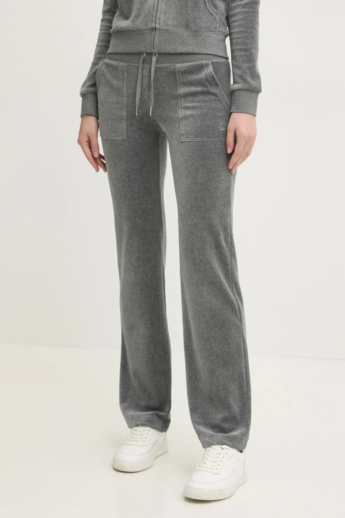 

DEL RAY PANT бархатные спортивные брюки Juicy Couture, серый