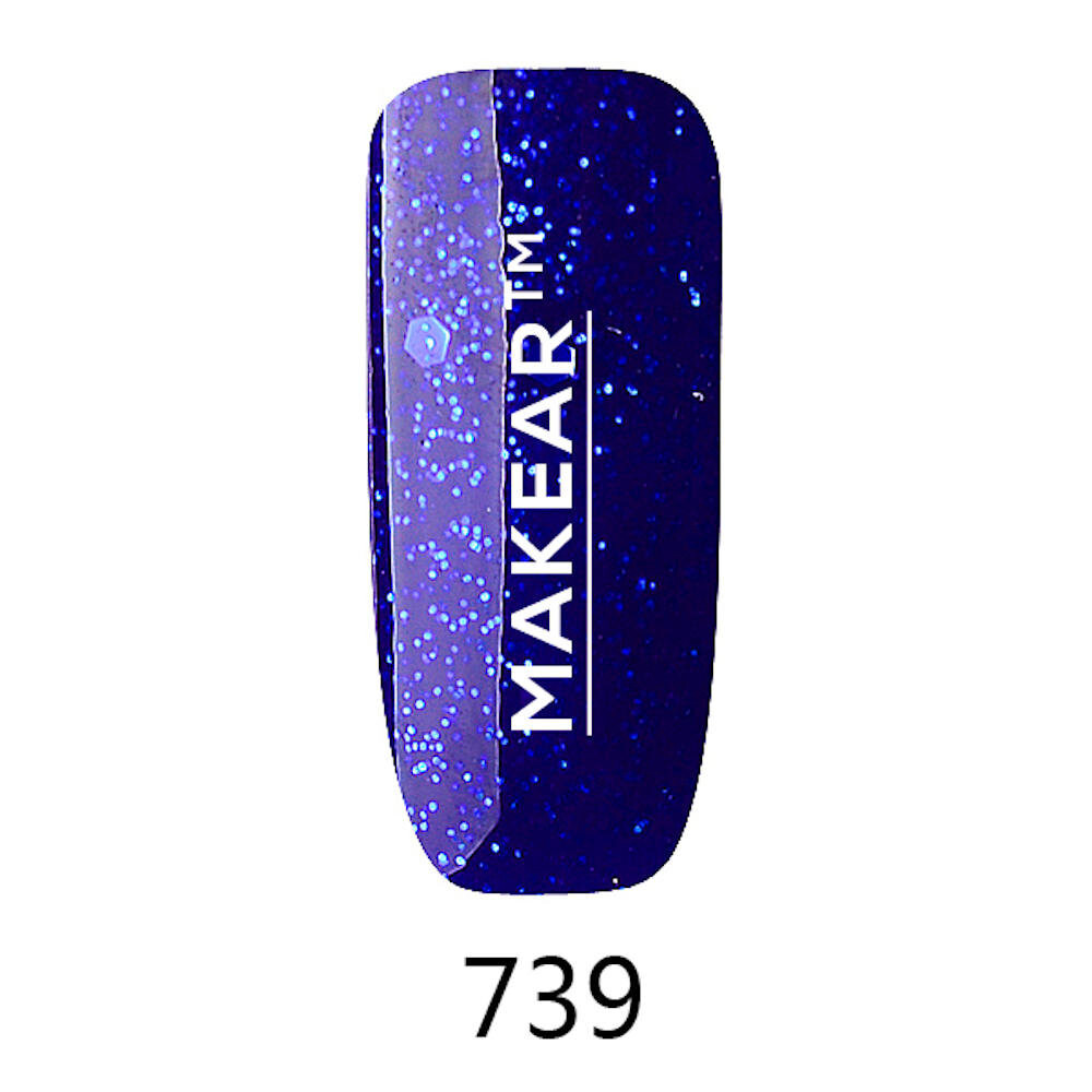 

Makear, Glamur, гибридный лак для ногтей, 739, 8 мл