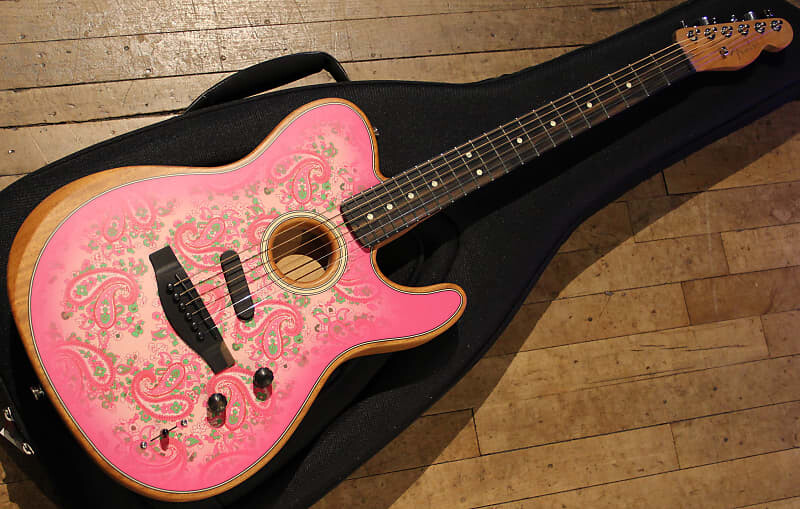 

Акустическая гитара Fender Limited Edition American Acoustasonic Telecaster Pink Paisley