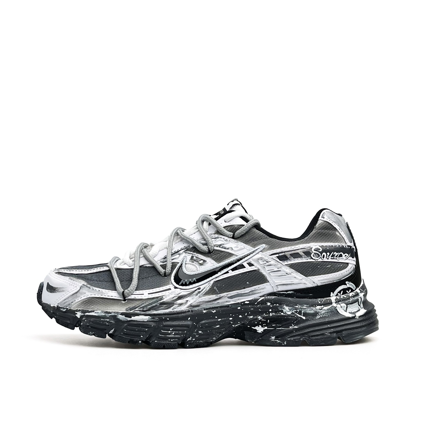 

Nike Кроссовки для бега Initiator Unisex низкие Black/Gray/White