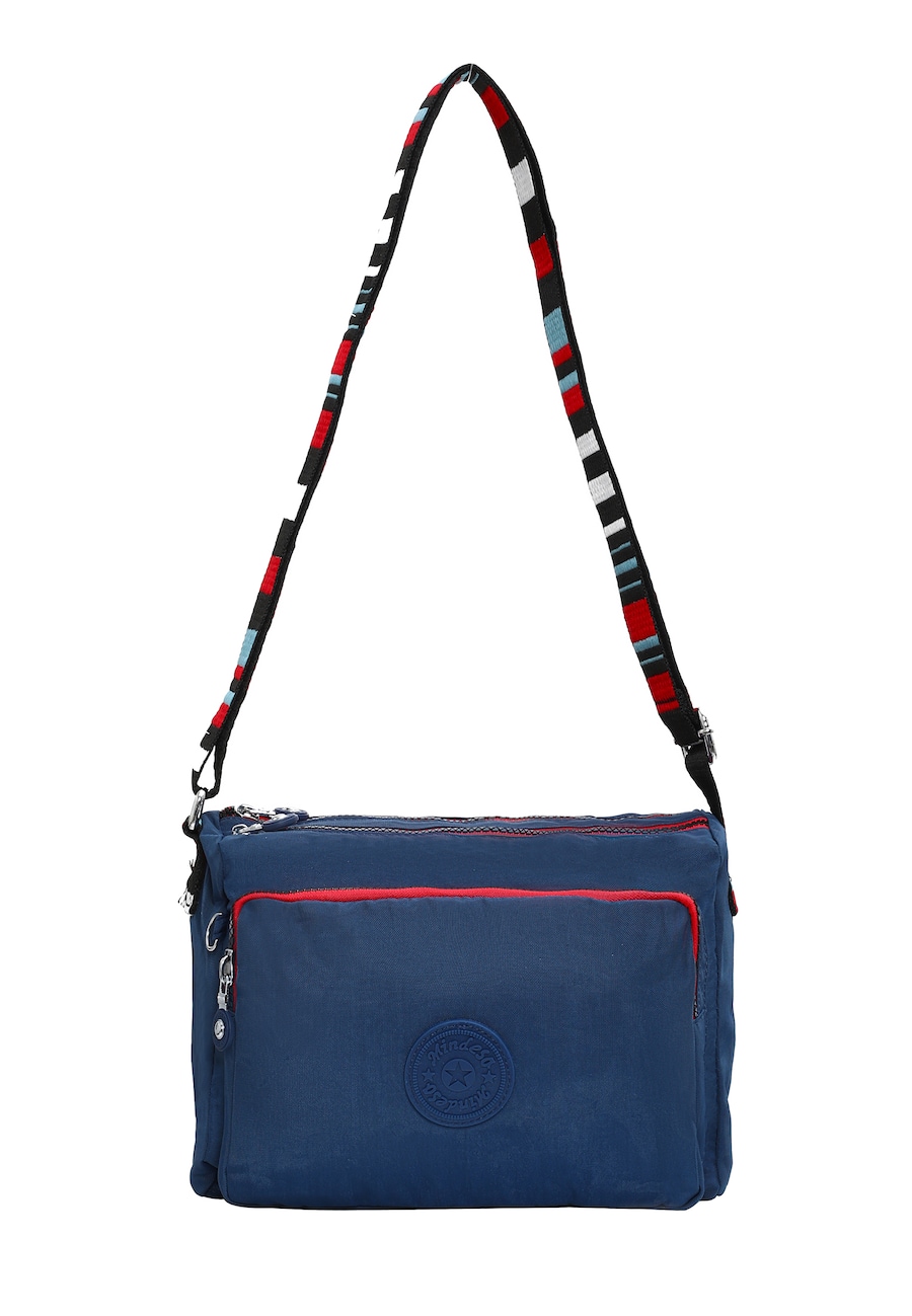 

Сумка через плечо Mindesa, темно-синий/светло-голубой